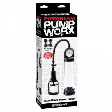 Вакуумная помпа с манометром Pump Worx Accu-Meter Power Pump