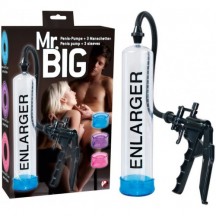 Вакуумная помпа для пениса со сменными насадками Mr Big Enlarger