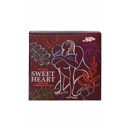 Шоколад с афродизиаками для женщин JuLeJu Sweet Heart Chocolate 9 грамм