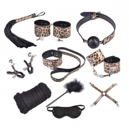 Бондажный набор Taboo Accessories Extreme Set №9 золотистый