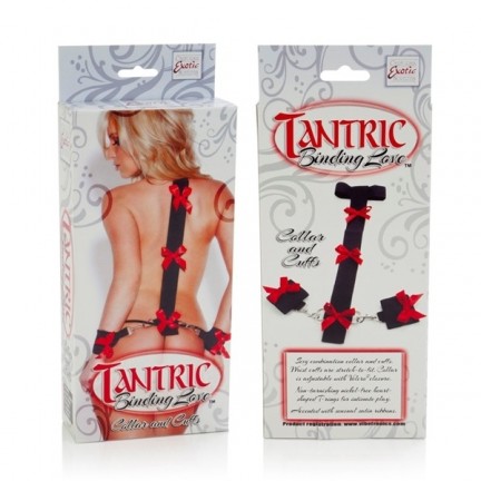 Набор для бондажа Tantric Binding Love Collar and Cuffs