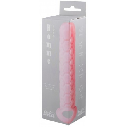 Фаллоудлинитель с кольцом Homme Pink Long + 3 см