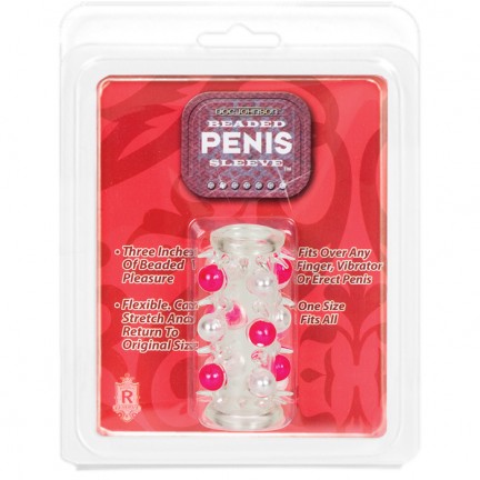 Насадка с бусинами Beaded Penis Насадка с бусинами Beaded Penis