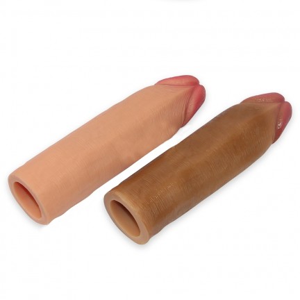 Удлиняющая насадка мулат Revolutionary Silicone Nature Extender-Uncircumcised + 4 см