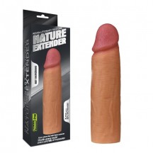 Насадка на пенис Nature Extender телесная плюс 2,5 см