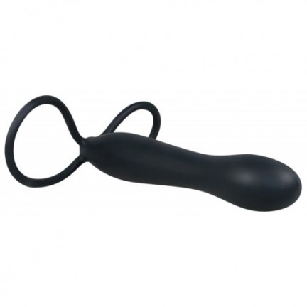 Насадка для двойного проникновения Anal Special Silicone Black