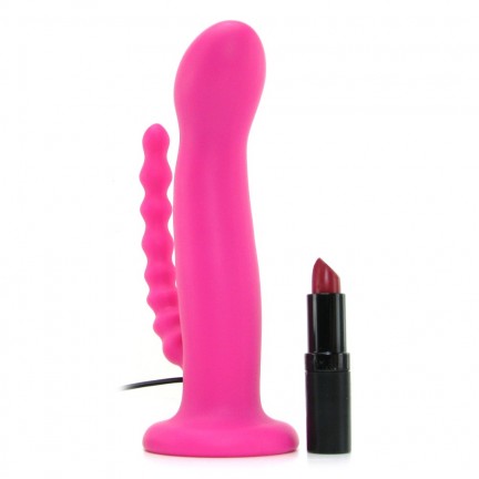 Насадка к трусикам 10-Function Silicone Love Rider Double Riders