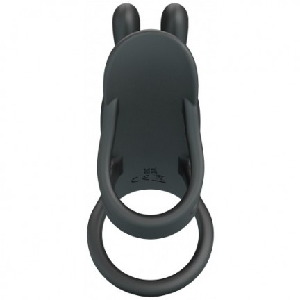 Вибронасадка на пенис с двойным эрекционным кольцом Pretty Love Vibrating Penis Sleeve Matty