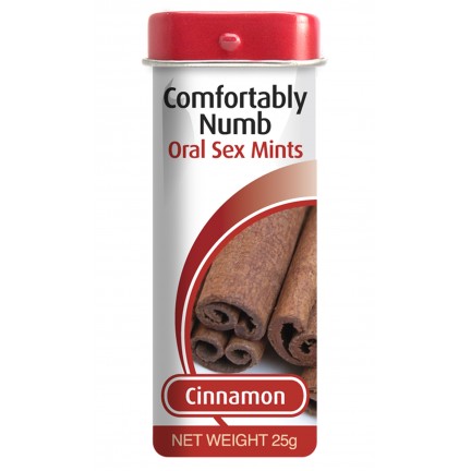 Леденцы для орального секса со вкусом корицы Comfortably Numb Oral Sex Mints 25 гр