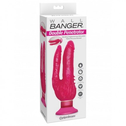 Двойной вибратор Waterproof Wall Bangers Double Penetrator