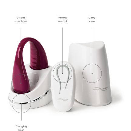 We-Vibe III Электровибромассажер коралловый с дистанционным пультом