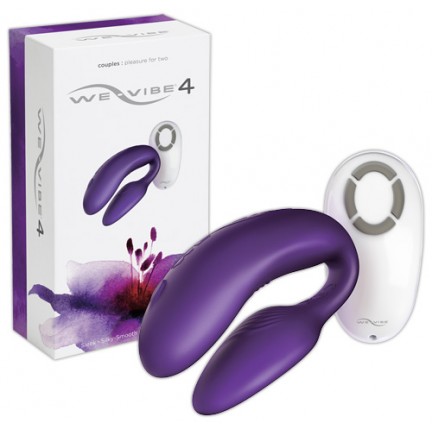 We-Vibe 4 Электровибромассажер фиолетовый с дистанционным пультом