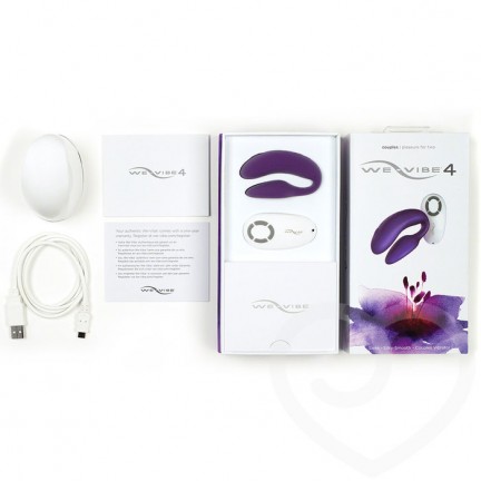 We-Vibe 4 Электровибромассажер фиолетовый с дистанционным пультом