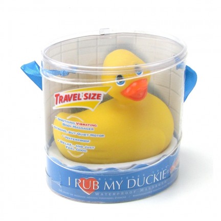 Вибратор утенок I Rub My Duckie желтый