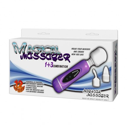 Вибромассажер Power Wand Magical Massager фиолетовый