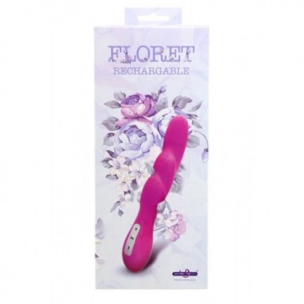 Перезаряжаемый силиконовый вибратор Floret Перезаряжаемый силиконовый вибратор Floret
