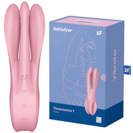 Вибростимулятор клитора и половых губ Satisfyer Threesome 1 Pink