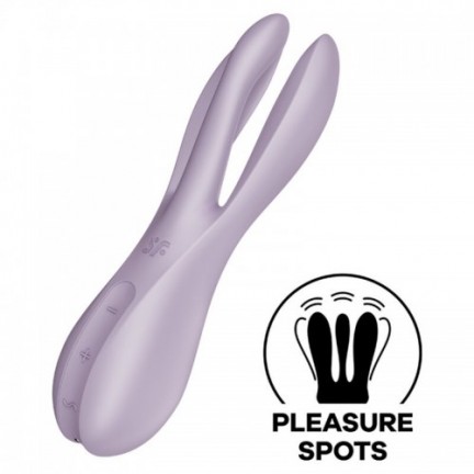 Вибростимулятор клитора и половых губ Satisfyer Threesome 2 Violet