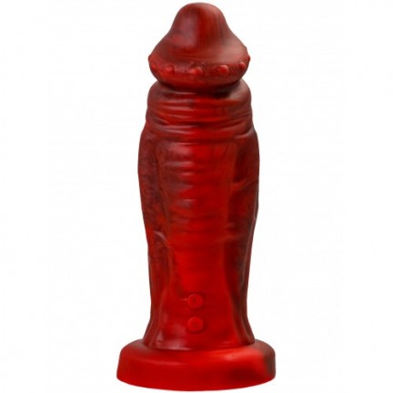 Искушающий фантазийный вибратор из жидкого силикона Black and Red by Toyfa Monster Saur 20 см Искушающий фантазийный вибратор из жидкого силикона Black and Red by Toyfa Monster Saur 20 см