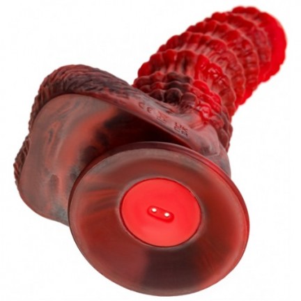Искушающий фантазийный вибратор из жидкого силикона Black and Red by Toyfa Monster Tops 27 см Искушающий фантазийный вибратор из жидкого силикона Black and Red by Toyfa Monster Tops 27 см