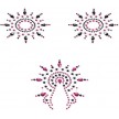 Пэстисы Breast and Pubic Jewelry черные и розовые Crystal Sticker
