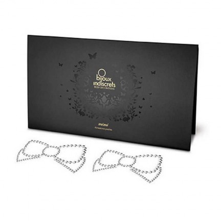 Пэстисы Bijoux Mimi Bow Silver серебристые