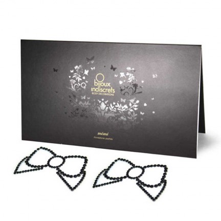 Пэстисы Bijoux Mimi Bow Black черные