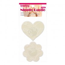 Набор нежных пэстисов для груди Lace Heart and Flower Nipple Pasties