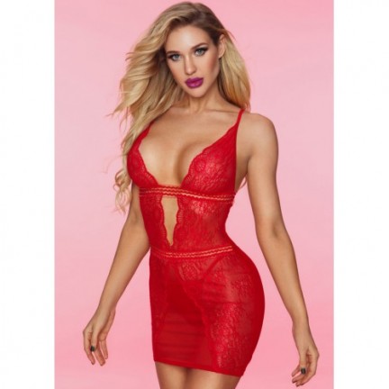 Сексуальное красное платье и трусики-стринги Candy Girl Desiree S/M