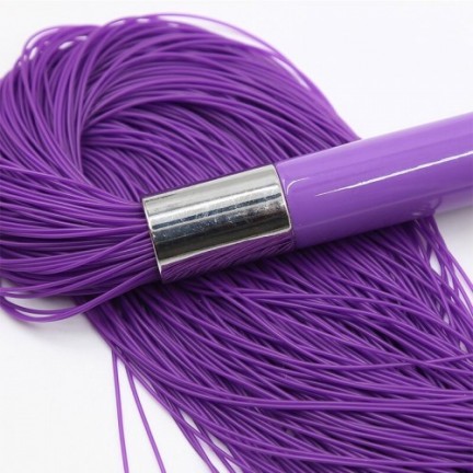 Фиолетовая плеть с силиконовыми хвостами 40 см