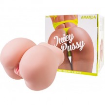 Реалистичный мастурбатор-попка с двумя отверстиями Juicy Pussy Amanda