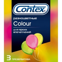 Презервативы Contex №3 Colour разноцветные