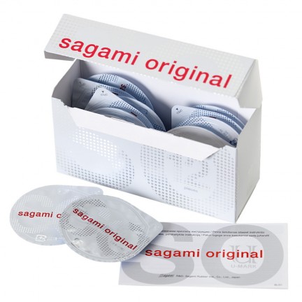 Полиуретановые презервативы Sagami Original 0,02 12 шт