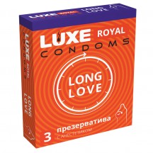 Презервативы с продлевающим эффектом Luxe Royal Long Love 3 шт