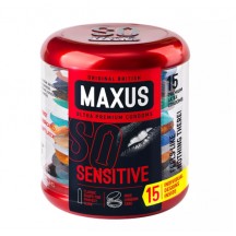 Презервативы Maxus №15 Sensitive ультратонкие в металлическом кейсе