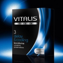 Презервативы Vitalis №3 Delay cooling с охлаждающим эффектом