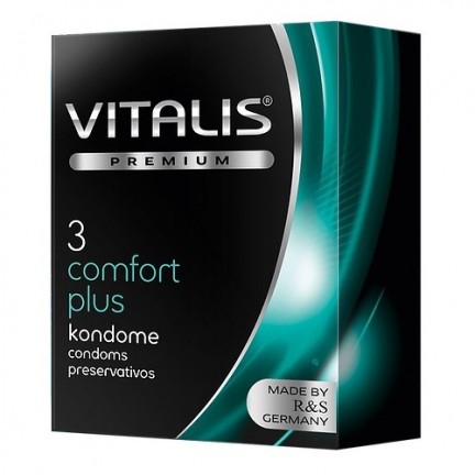 Презервативы Vitalis Premium №3 Comfort Plus анатомической формы