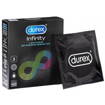 Презервативы Durex №3 Infinity гладкие с анестетиком