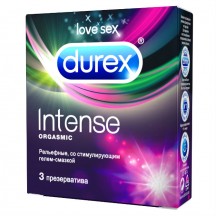 Презервативы Durex Intense Orgasmic с ребристой и точечной структурой 3 шт