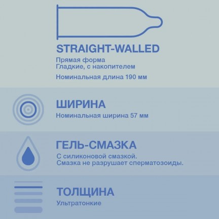 Презервативы Durex №3 Invisible XXL ультратонкие увеличенного размера