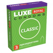 Презервативы Luxe Royal Classic 3 шт