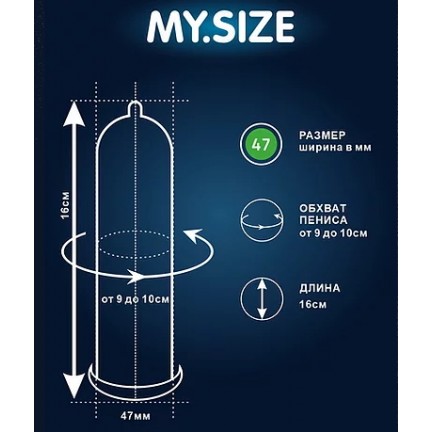 Презервативы My.Size №36 размер 47