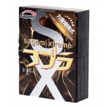 Презервативы с эффектом сужения Sagami Xtreme Cobra 3 шт