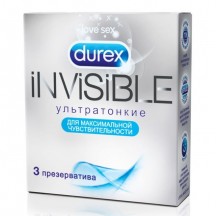 Презервативы Durex №3 Invisible (ультратонкие)