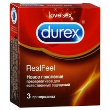 Презервативы Durex №3 Real Feel с эффектом кожа к коже