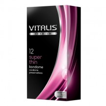 Презервативы Vitalis Premium №12 Super Thin - супер тонкие