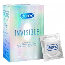 Презервативы Durex №18 Invisible ультратонкие для максимальной чувствительности