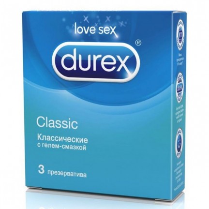 Презервативы Durex №3 Classic классические