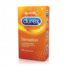 Презервативы Durex №12 Sensation (с пупырышками)