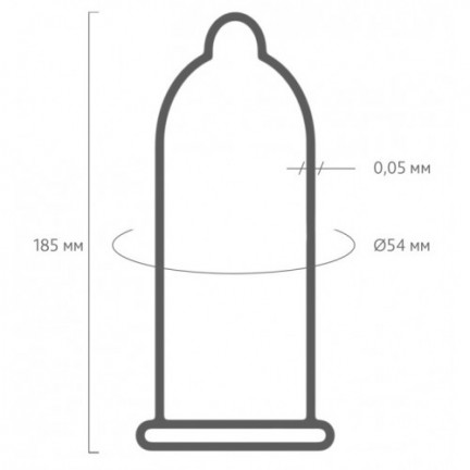 Презервативы ON Super Thin ультратонкие 0,05 мм 100 шт